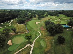 Davenport Aerial 18th And 17th Green